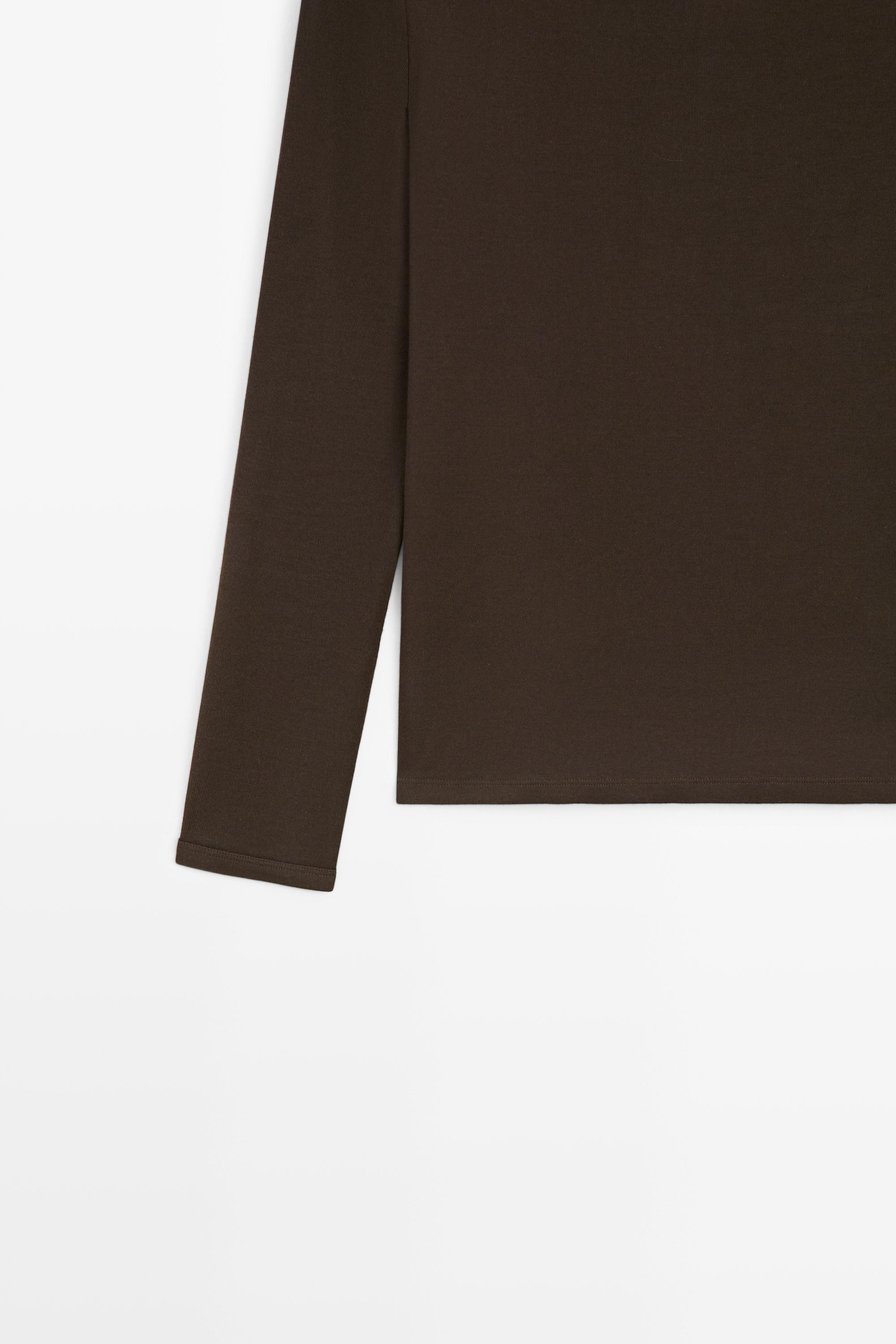 Long Sleeve Boat Neck T-shirt
