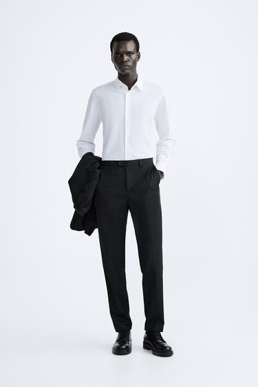 STRETCH SHIRT - White by Zara - Image 0