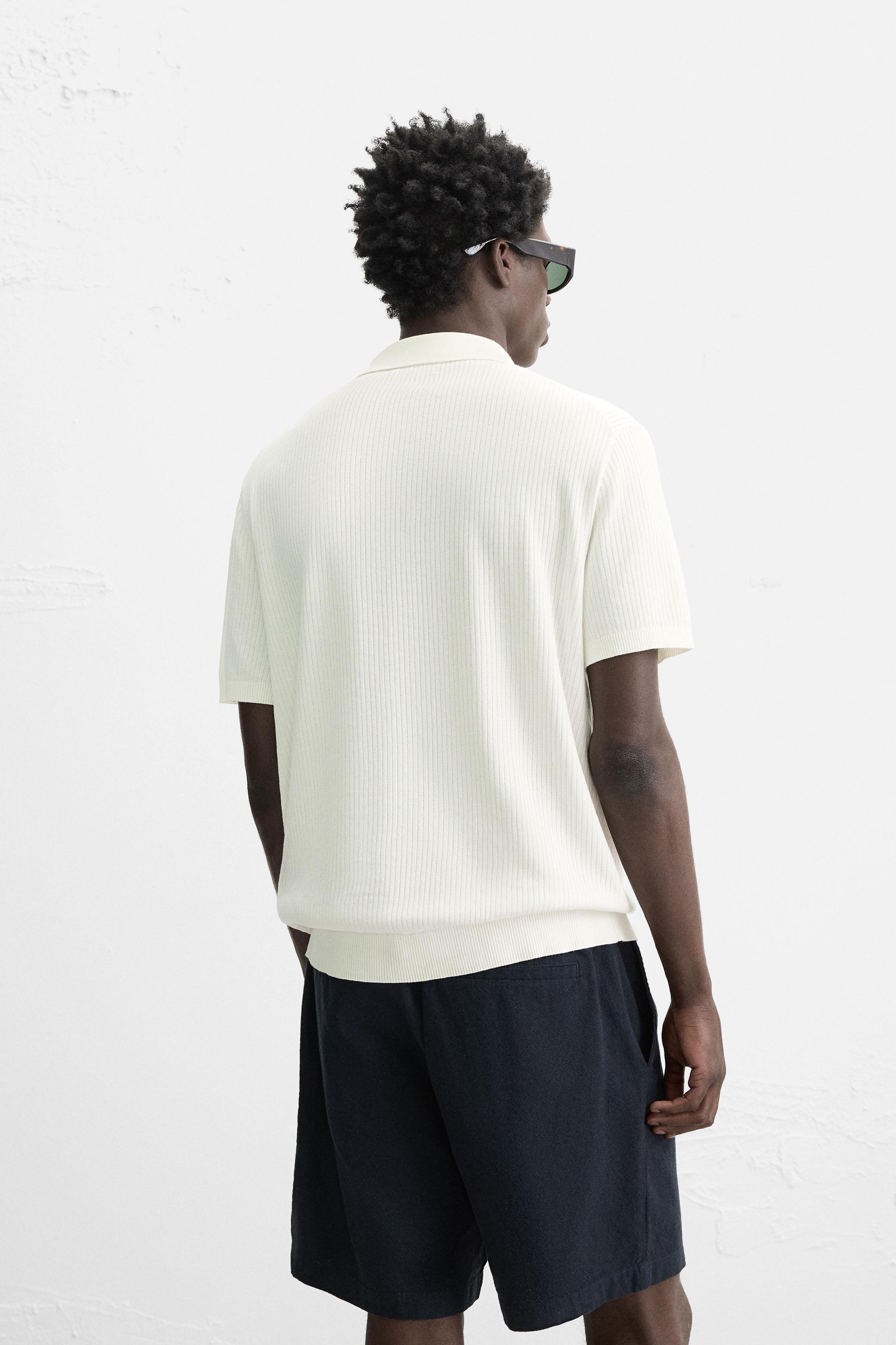POLO EN MAILLE CÔTELÉE