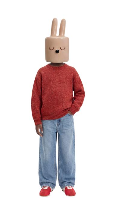 KNIT JUMPER - Orange by Zara