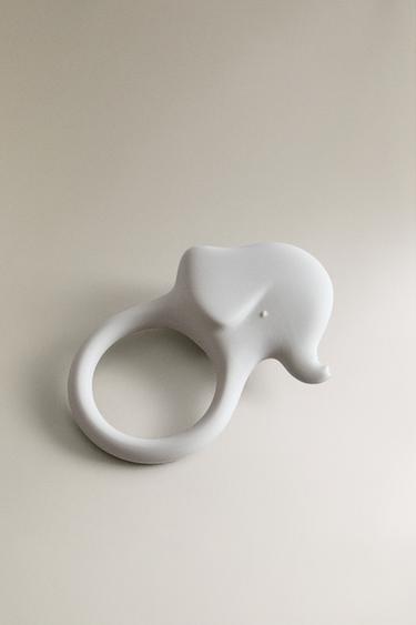 JOUET À MORDILLER ENFANT ÉLÉPHANT - Gris de Zara - Image 1