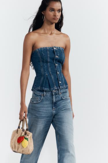 フルーツビーズチャームレッドZaraのフルーツビーズチャーム - レッド