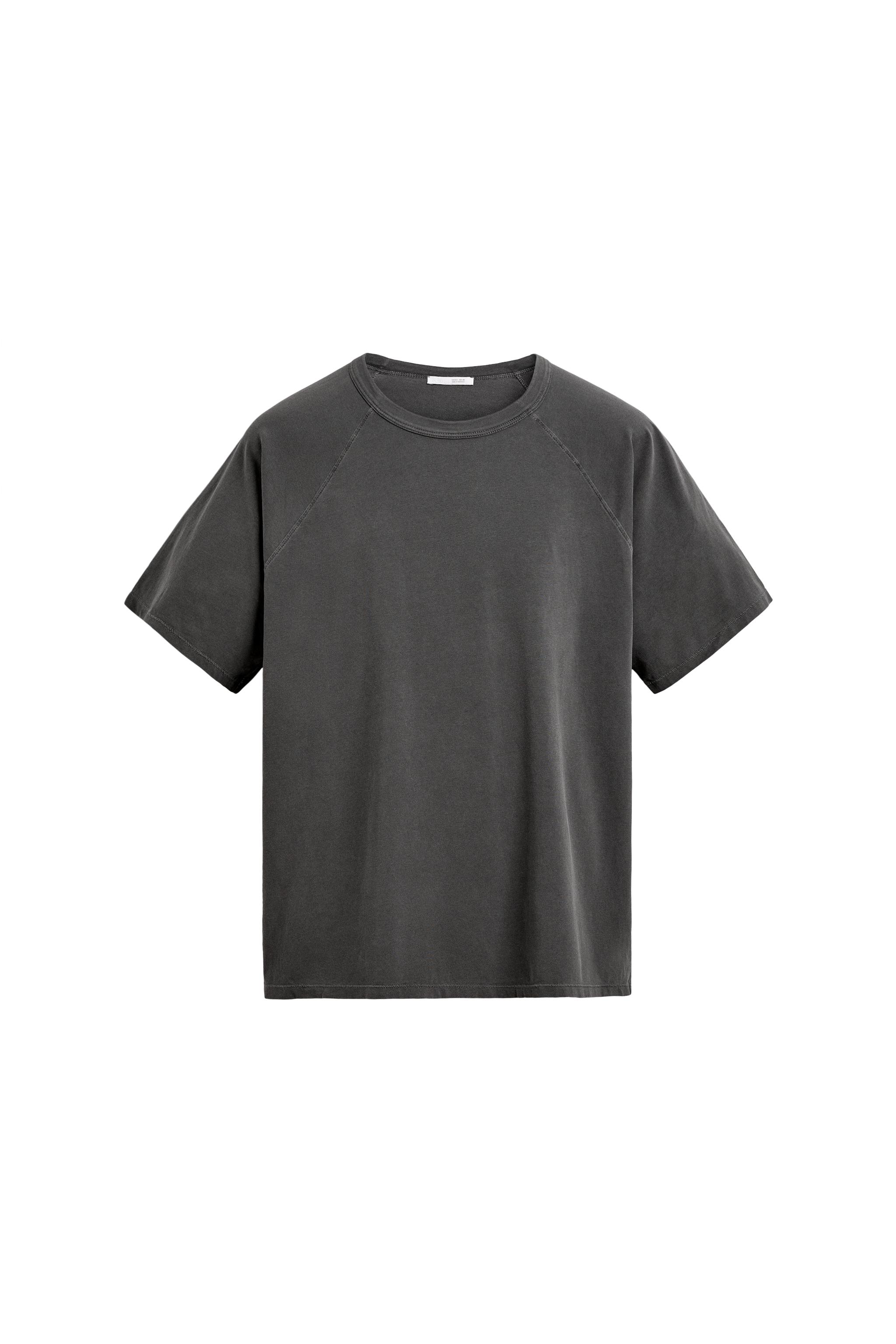 軽量ラグランスリーブTシャツ - ダークカーキ | ZARA Japan / 日本