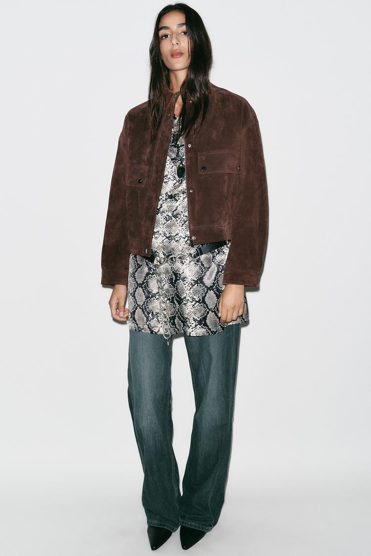 Vestito Zara Giacca Animalier Zara Giacca Animalier Zara Deals Leopard Top  Blazer