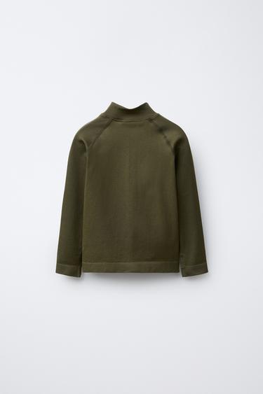 BREATHABLE SKI COLLECTION T-SHIRT - Khaki by Zara - Image 1