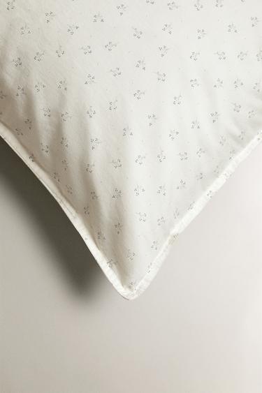 TAIE D’OREILLER ENFANT COTON MINIFLEUR - Bleuté de Zara - Image 4