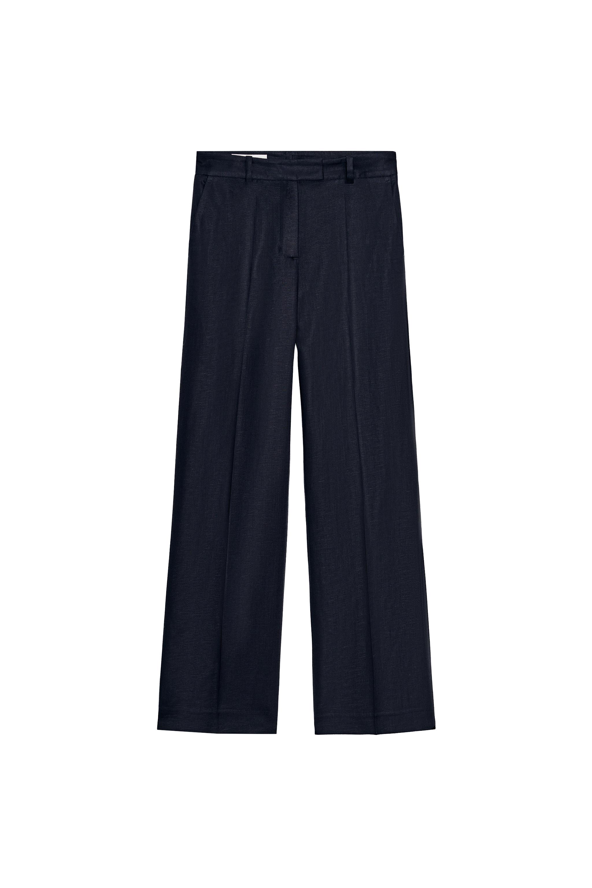 PANTALON DROIT AVEC LIN