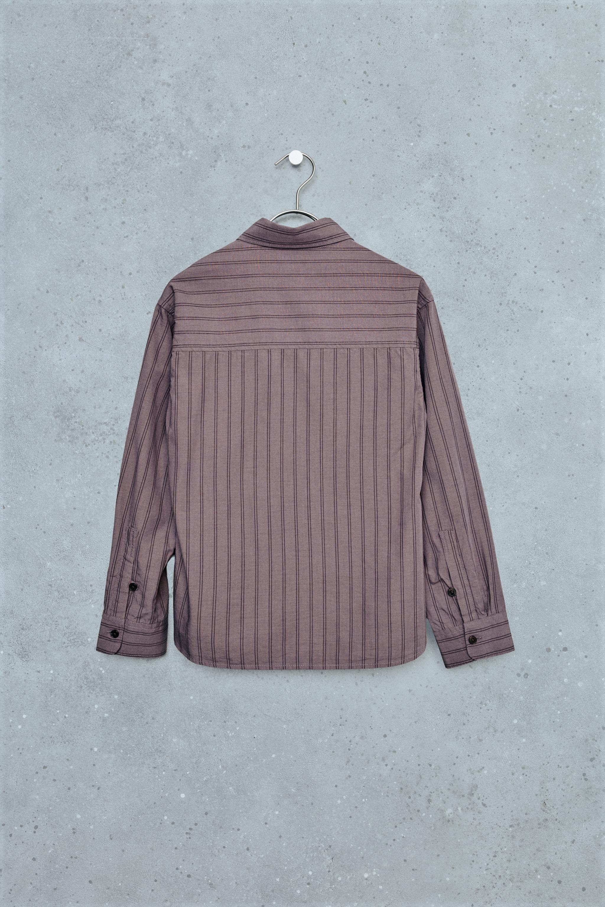 STORIESZ - CHEMISE RAYURES AVEC MODAL ET COTON