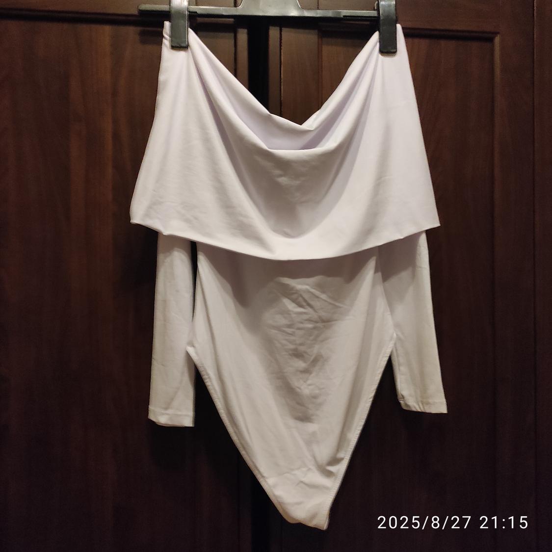 POLYAMIDE OFF-THE-SHOULDER BODYSUIT - Image 2