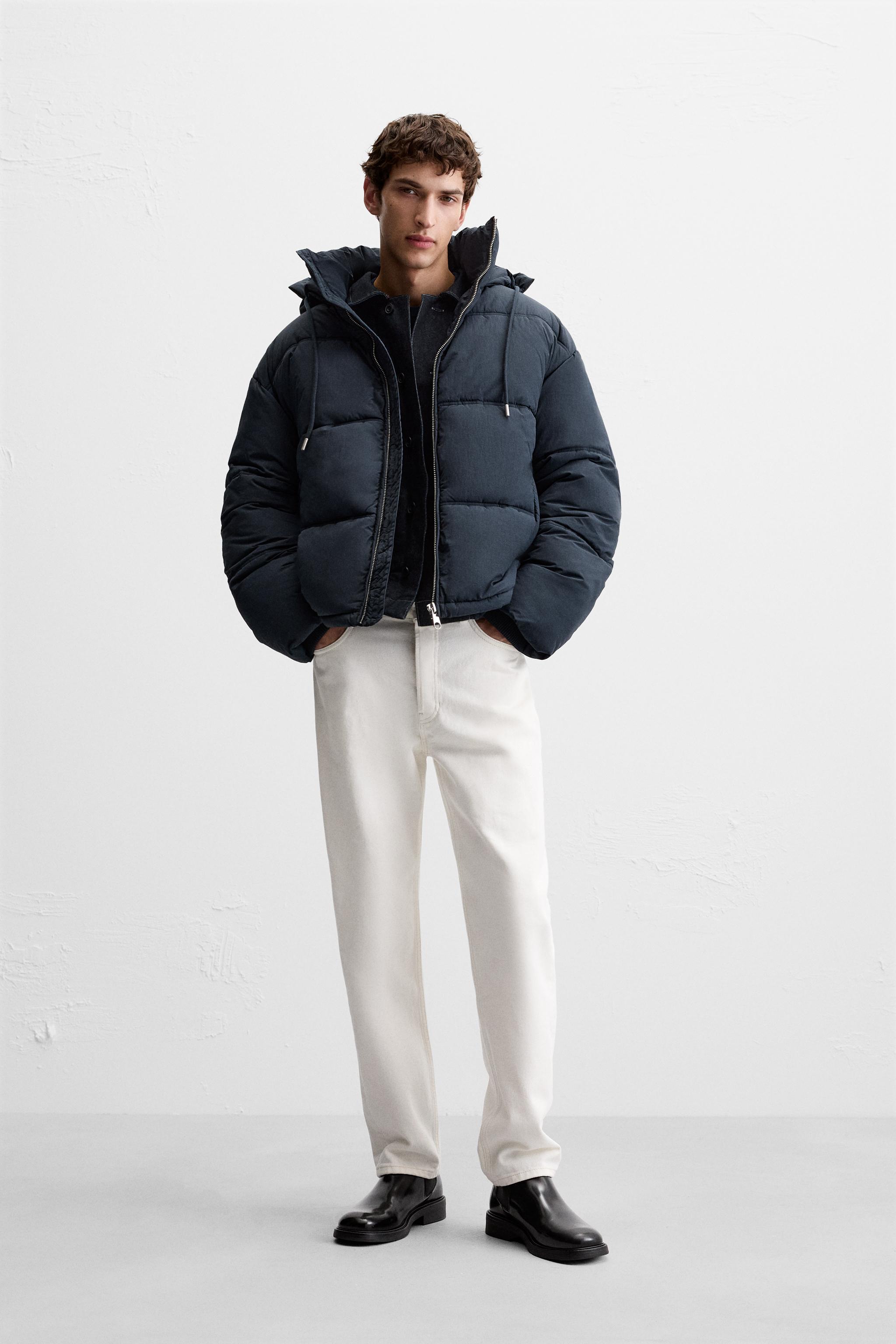 HOODED PUFFER JACKET