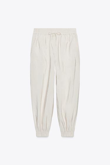 CUFFED HEM TROUSERS - Cream by Zara
