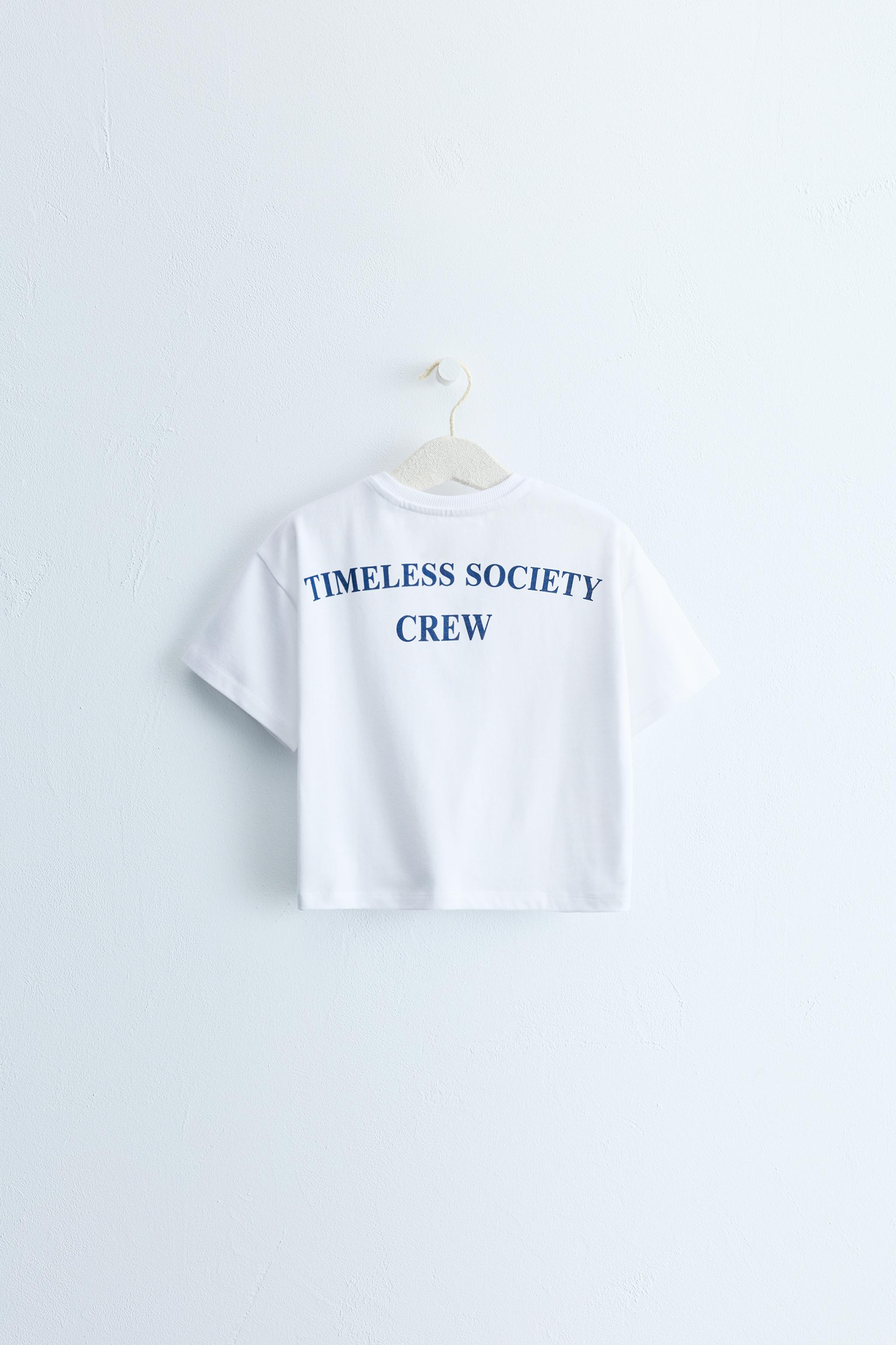 ZARA TIMELESS - T-SHIRT À INSCRIPTION IMPRIMÉE