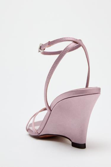 SANDALES COMPENSÉES - Violet mauve de Zara - Image 5