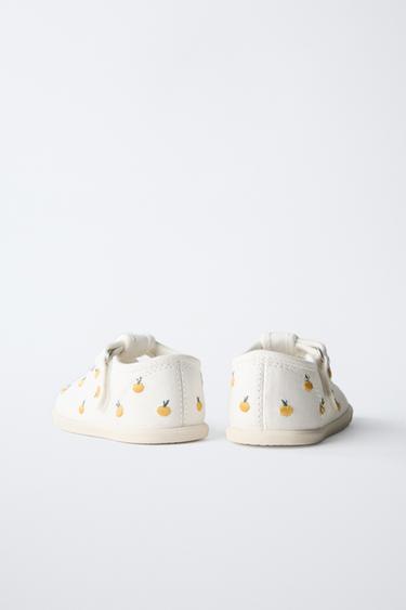 APPLE BAREFOOT SNEAKERS - Ecru White by Zara - Image 6