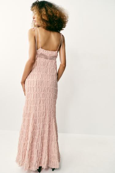 ROBE STYLE LINGERIE - Rose pastel de Zara - Image 7