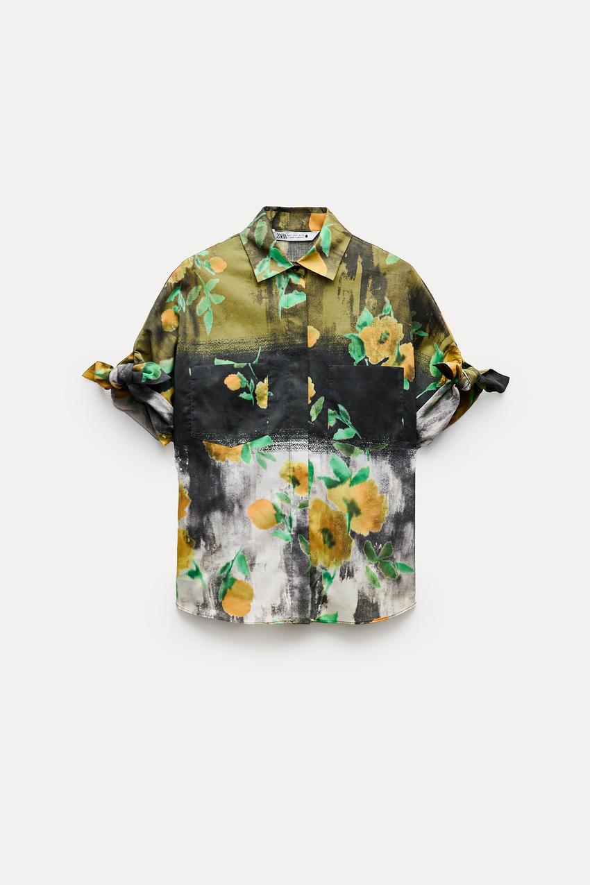 ZW COLLECTION FLORAL PRINT SHIRT - Multicolored