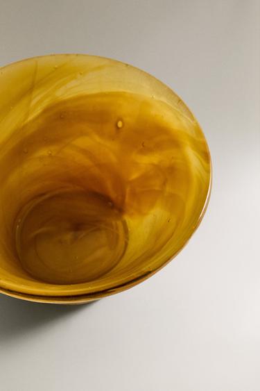 CONTRAST GLASS BOWL - Caramel by Zara - Image 2