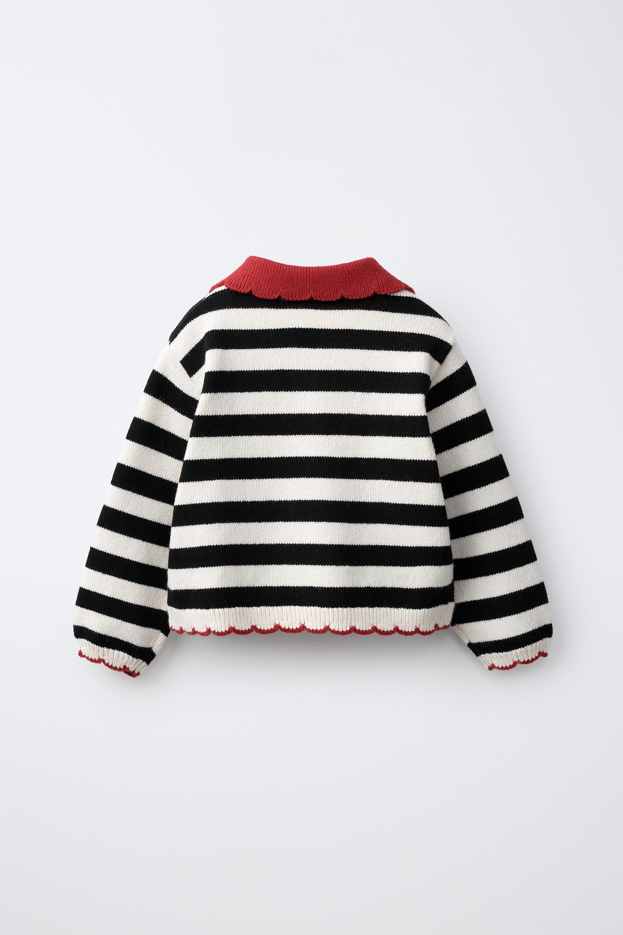 POLO EN MAILLE À RAYURES