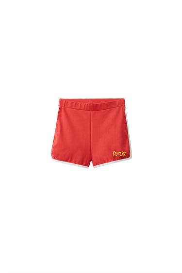 LEGGING CORTO ESPAÑA - Rojo de Zara