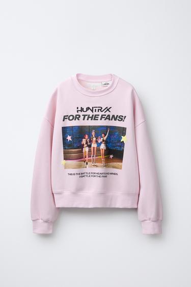 KPOP DEMON HUNTERS™ NETFLIX © PRINTED SWEATSHIRT - Pink by Zara