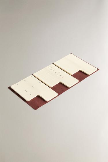 LOT NOTES ADHÉSIVES - Bordeaux de Zara - Image 1
