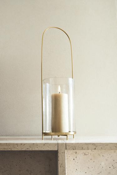 LANTERNE VERRE DORÉ - Doré de Zara - Image 5
