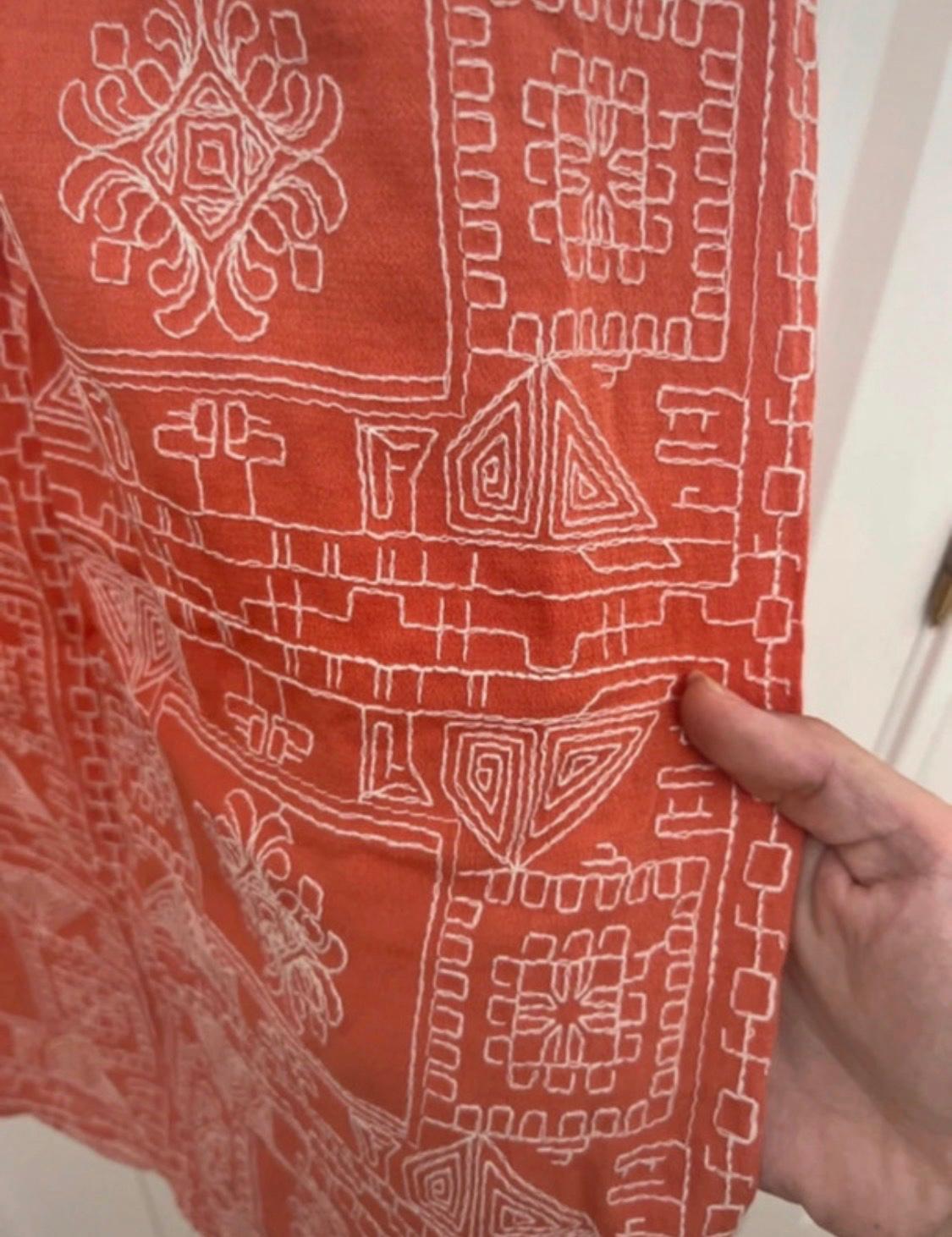 LONG EMBROIDERED DRESS - Image 3