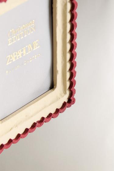 PAPIER-MÂCHÉ FRAME TREE DECORATION - Red by Zara - Image 2