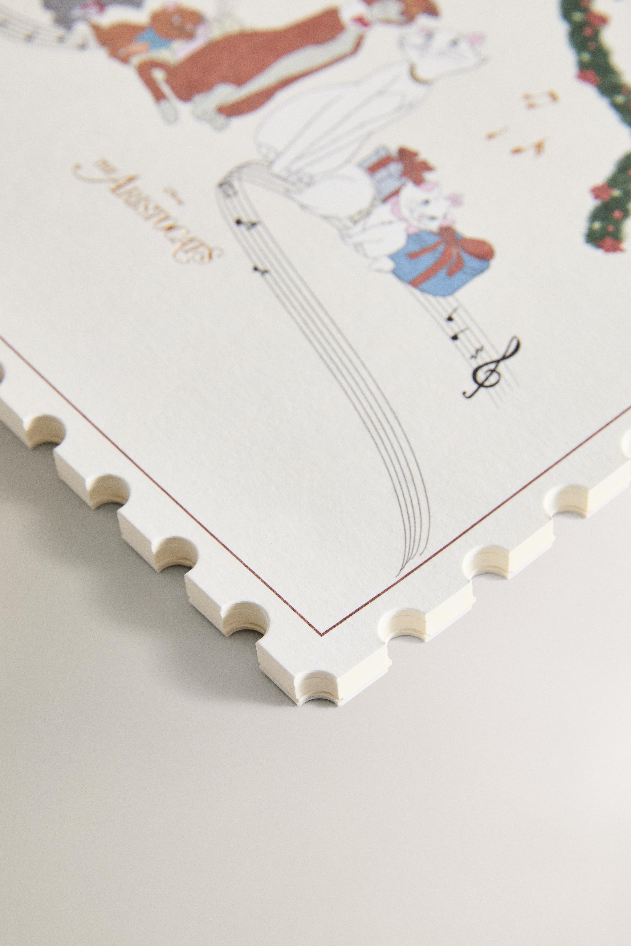 CARNET AUTOCOLLANTS LES ARISTOCHATS ©DISNEY NOËL