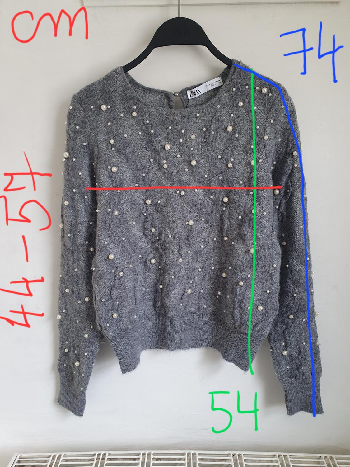 TEXTURED PEARL BEAD KNIT SWEATER - Image 6