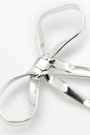Bow brooch — Silver 2