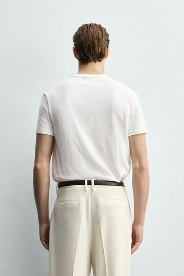 SOFT RELAXED FIT T-SHIRT - White by Zara - Image 2