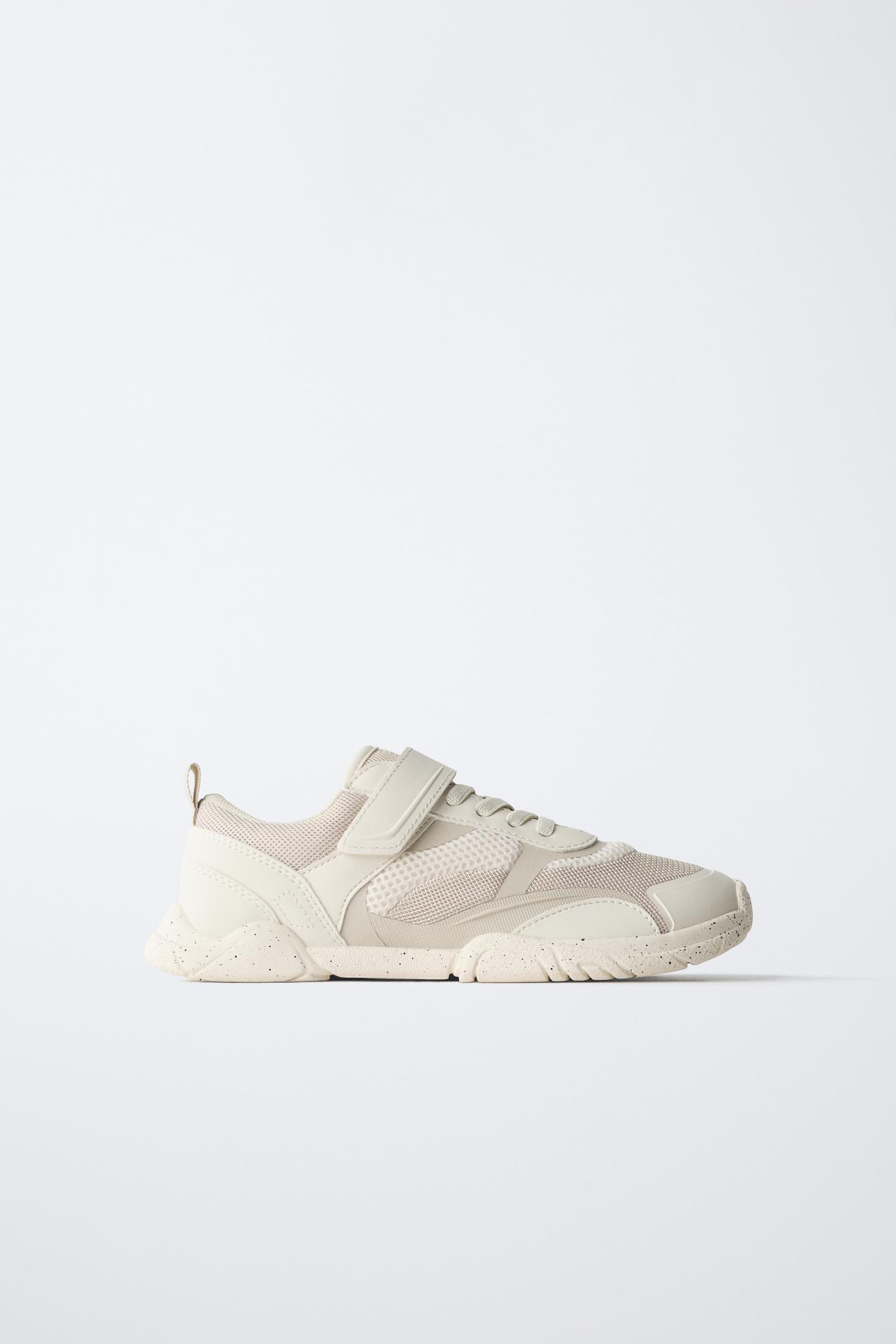 Детские кроссовки Zara Barefoot, цвет: Молочный белый