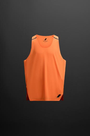 BLOKE KOLOREKO TANK KAMISETA TEKNIKOA - Laranja, Zara-rena