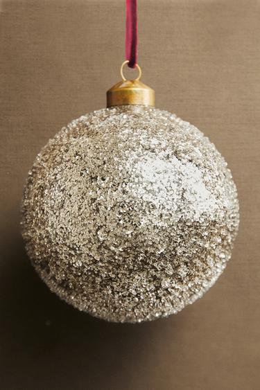 DÉCO SAPIN BOULE PAILLETTES NOËL - Or de Zara - Image 4
