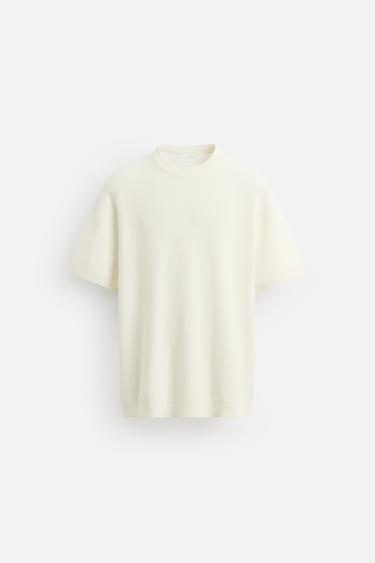 BLUZË THURJE MBRAPSHT - Ngjyrë natyrale nga Zara