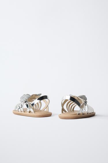 BUTTERFLY SANDALS - Silver by Zara - Image 4