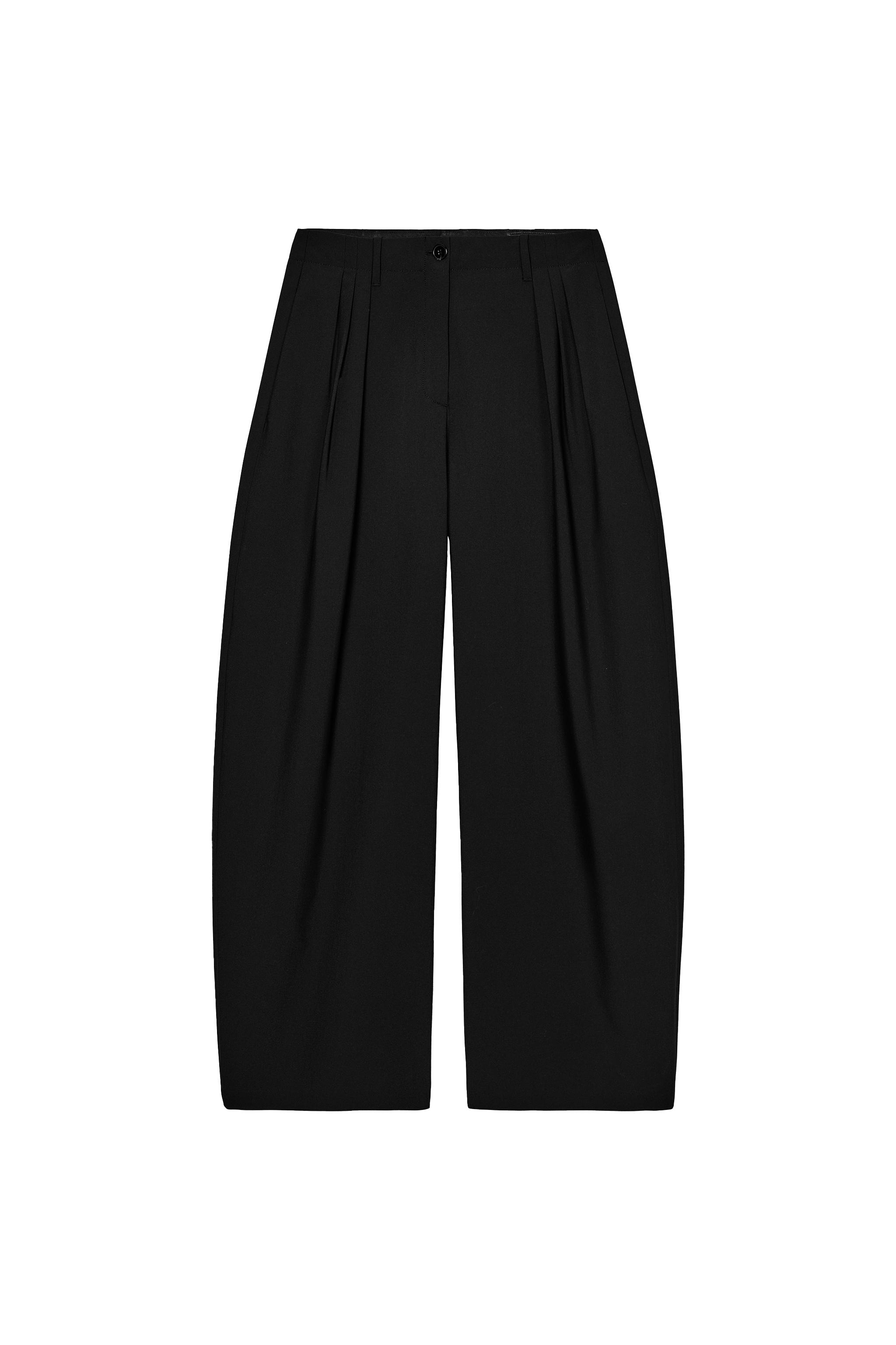 WIDE-LEG PLEATED TROUSERS ZW COLLECTION