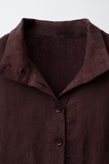 COMBI-SHORT FLUIDE - Bordeaux de Zara - Image 2
