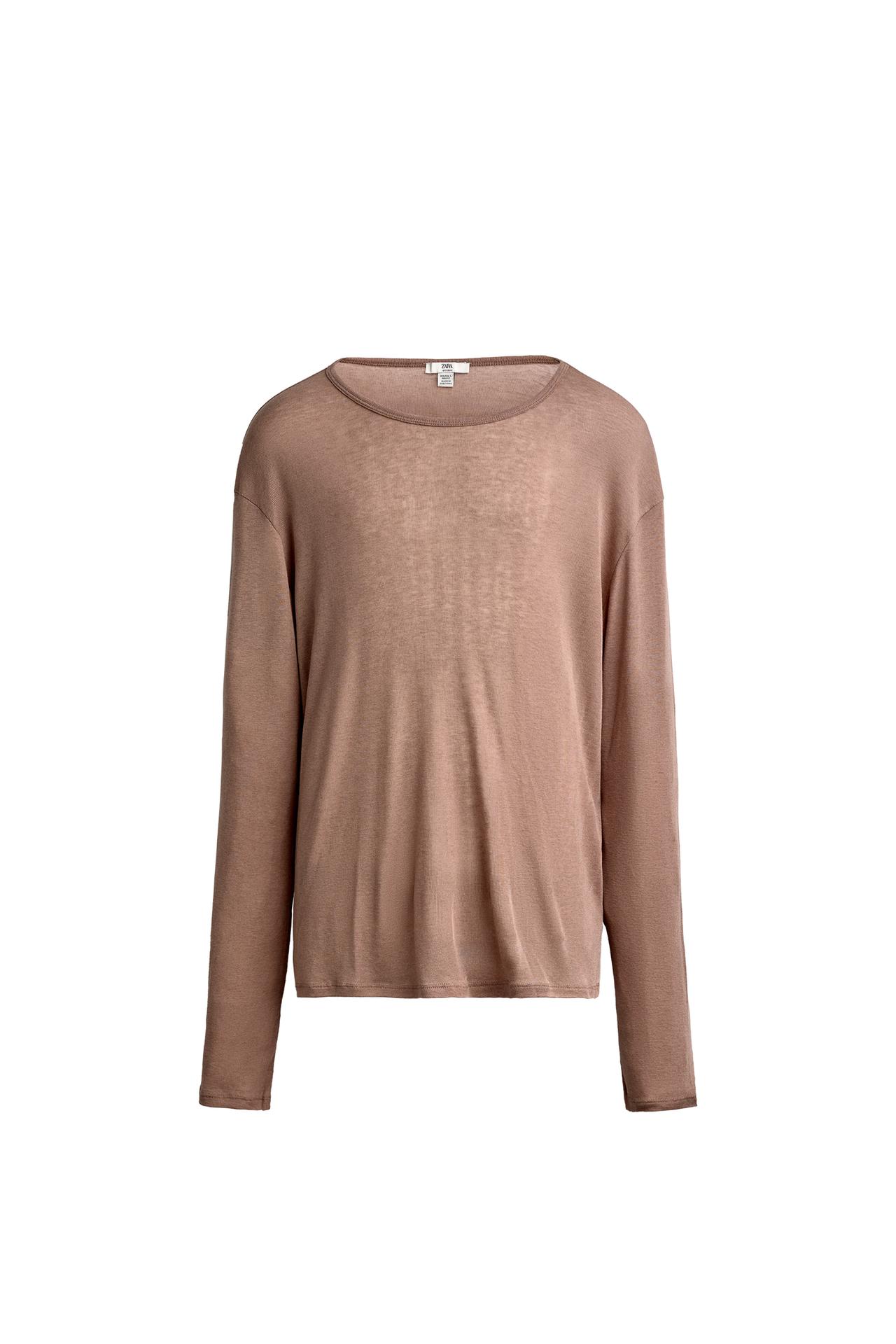 LYOCELL AND WOOL RELAXED FIT T-SHIRT
