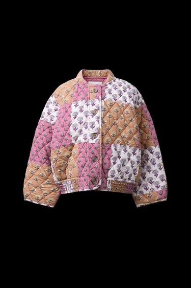 Zara PATCHWORK BOMBER JACKET - Various - Image 0