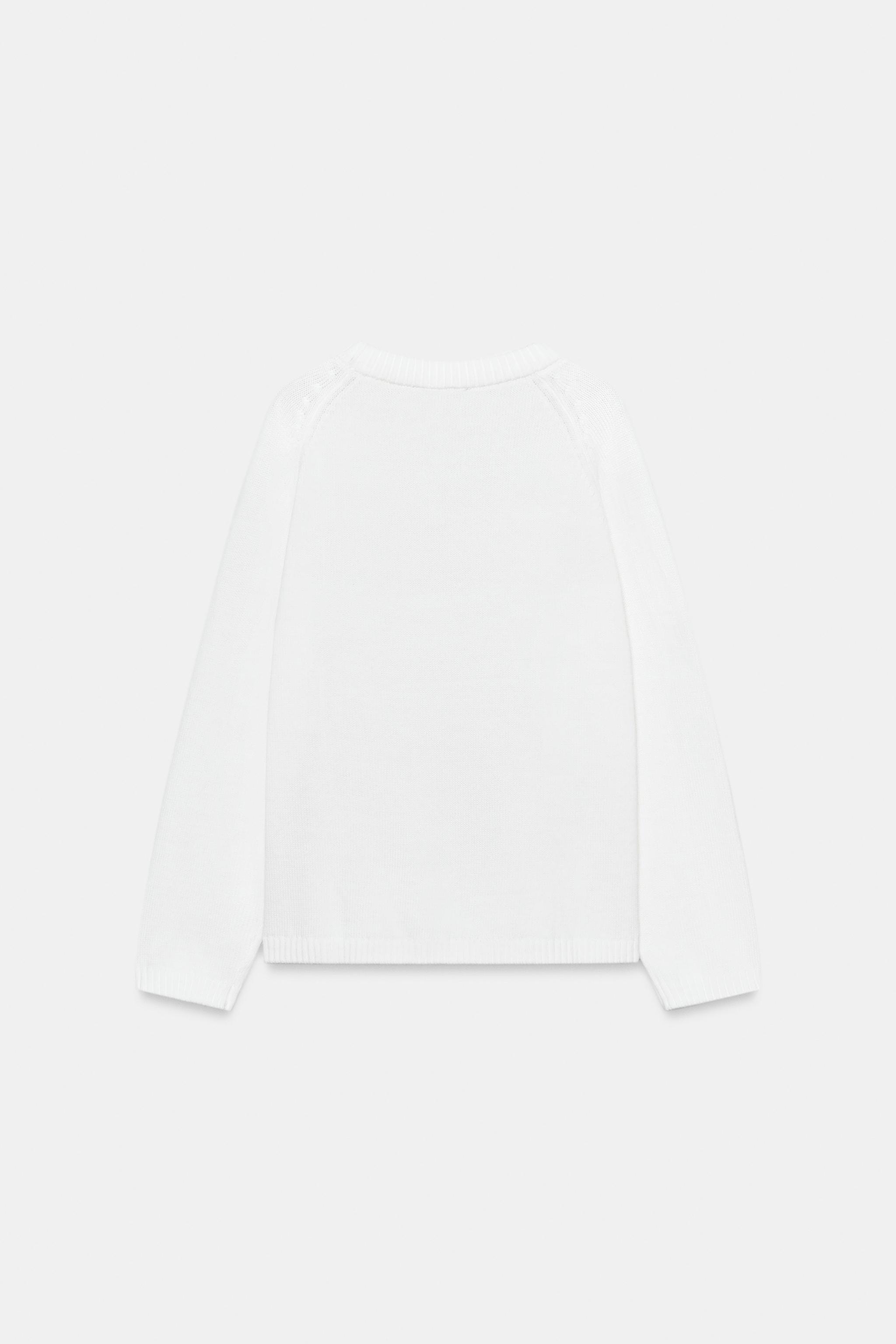 ROUND NECK KNIT SWEATER