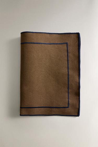 SET DE TABLE CADRE - Marron-Bleu de Zara - Image 1