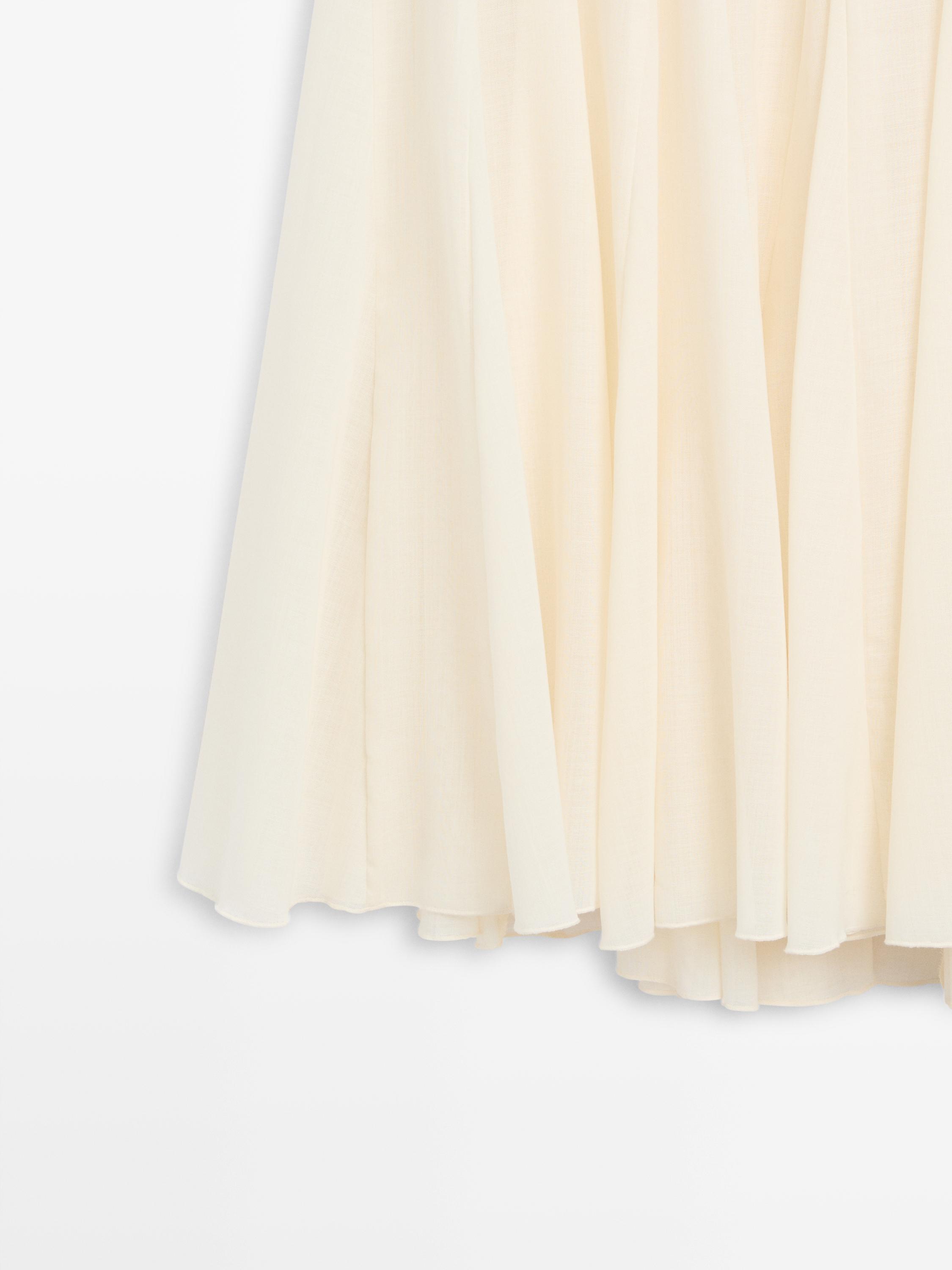 Short flowing flared skirt - STUDIO