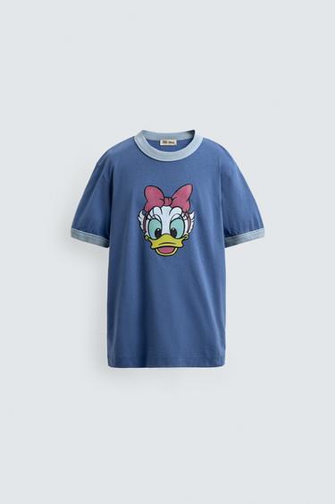 7-14 TUỔI/ ÁO PHÔNG HỌA TIẾT HARRY LAMBERT FOR ZARA X DISNEY - Xanh dương từ Zara