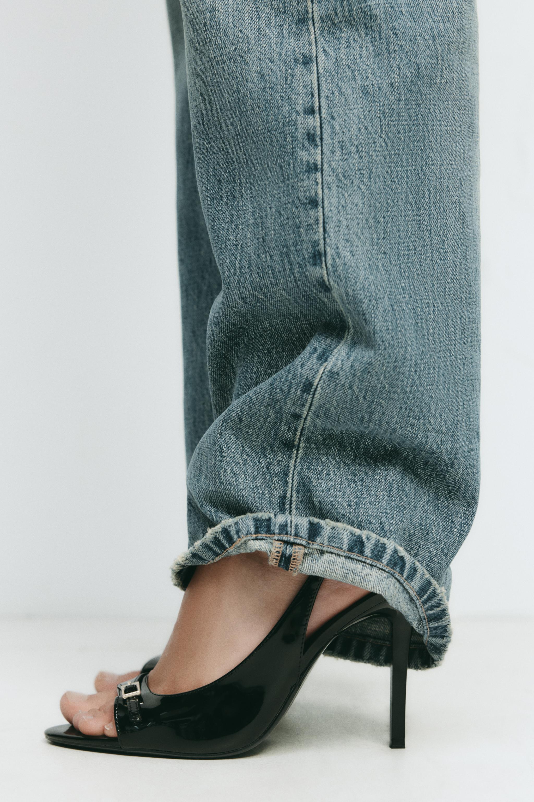 スペイン発送 ZARA ヒール付きパテントレザーサンダル 今季新作 スペイン発送 ZARA ヒール付きパテントレザーサンダル 今季新作