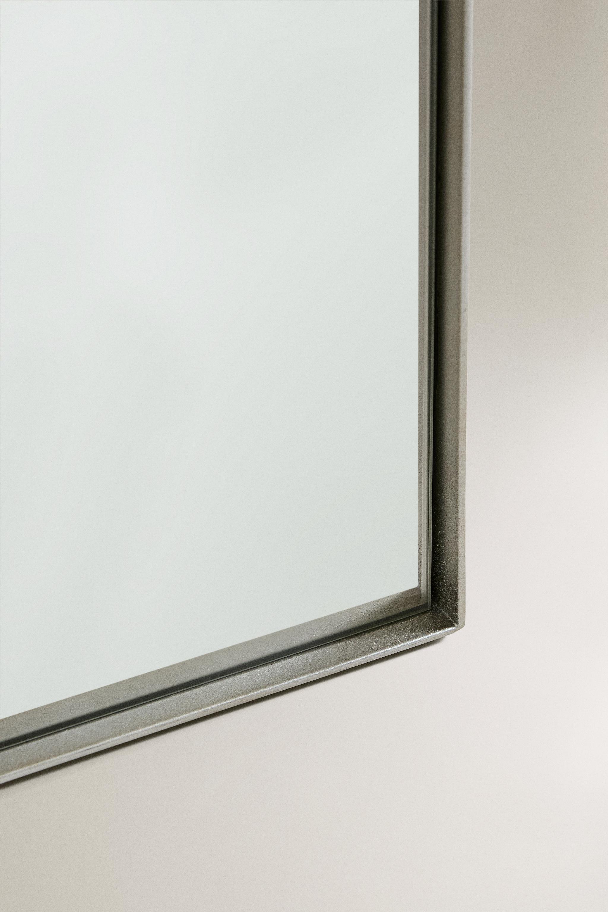 SILVER BORDERED VERTICAL MIRROR - P | ZARA United States
