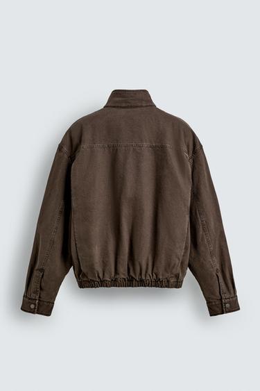 BLOUSON COURT À BRANDEBOURGS - Marron de Zara - Image 7