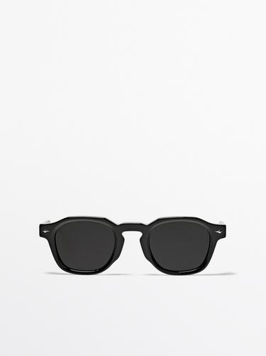Zara Geometric sunglasses - Black
