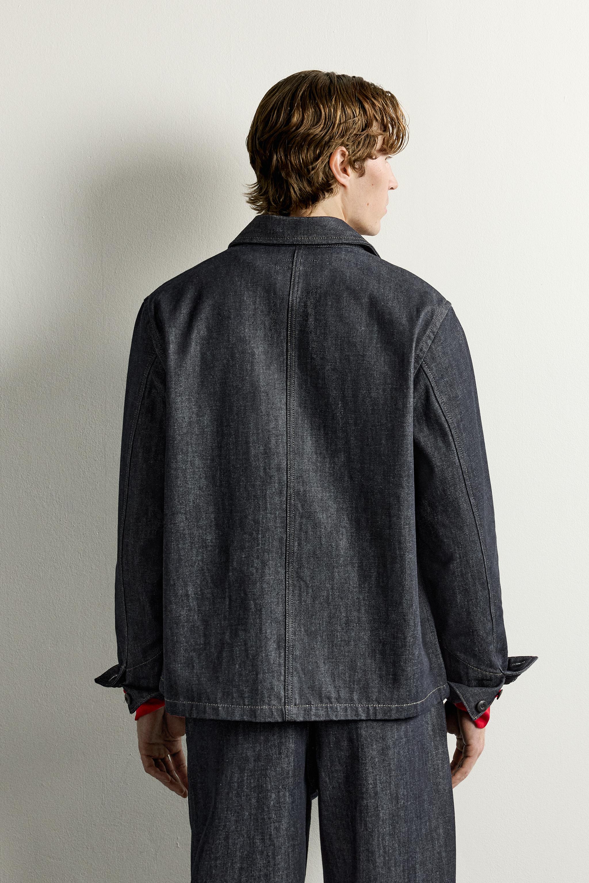 POCKET DENIM OVERSHIRT